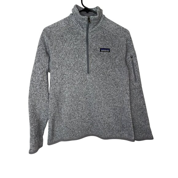Patagonia Gray 1/4 Zip Better Sweater Pullover  Size S - Picture 1 of 8